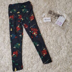 LULAROE Kids Christmas/Holiday Leggings - S/M
